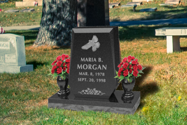 Single Standing Headstone