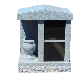 Gray 2 niche with alcove and vase