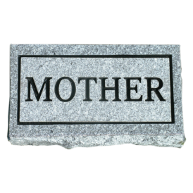 Single name grave footstone with Mother