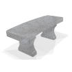 Gray-Curved-Bench